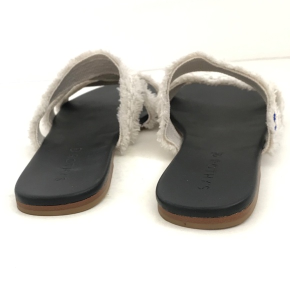ROTHY’S Sea Shell Fringe Slide Sandals Slip On Sandals Women’s Size 8.5 - Picture 8 of 15